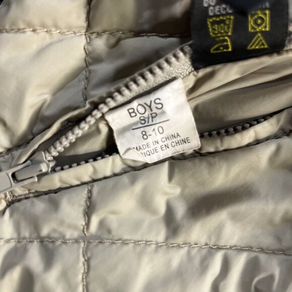 Quiksilver Jacket Boys Small Reversible Tan EUC‎ - Picture 7 of 16